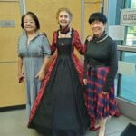 I wore this dress for a performance of Edgar Allan Poe poetry. It was absolutely perfect. The dress also fits very well over any hoop wire underskirt. I got the hoop underskirt here on Amazon. The dress was very impressive to everyone there! I wear a size Small, and this size Small that I got fits me well. I think the price is very reasonable, compared to other similar period dresses.